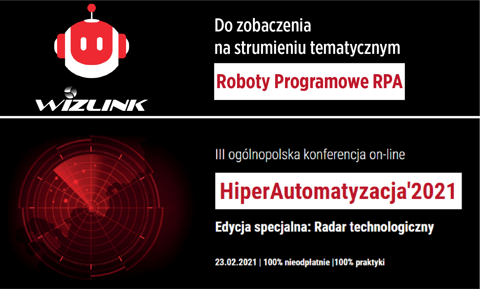 You are currently viewing Wizlink obecny na konferencji HiperAutomatyzacja 2021