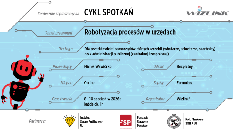 Read more about the article Robotyzacja w urzędach – cykl spotkań z praktykami